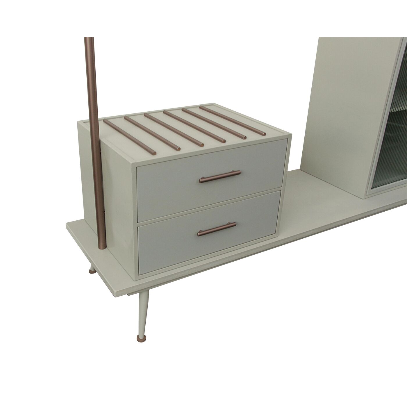 Гардероб Cabinet La Gomera Greige 170x180cm KARE 71277