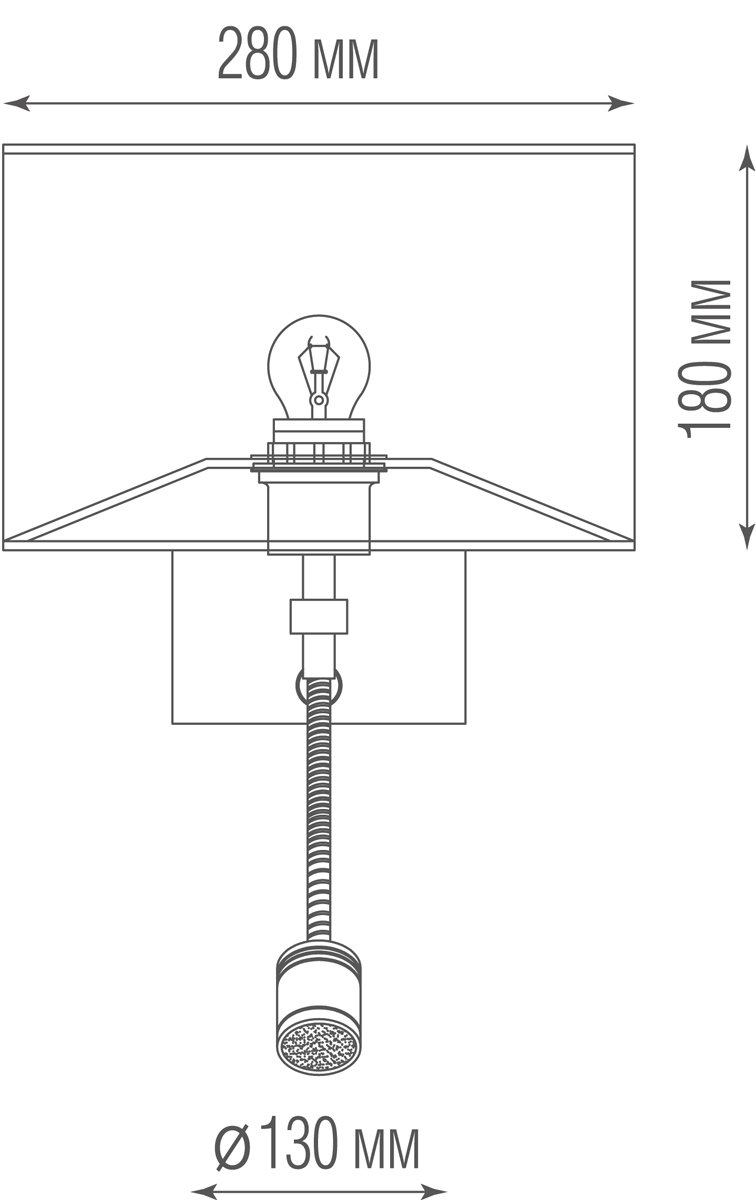 Бра Donolux W111048.2 SBB