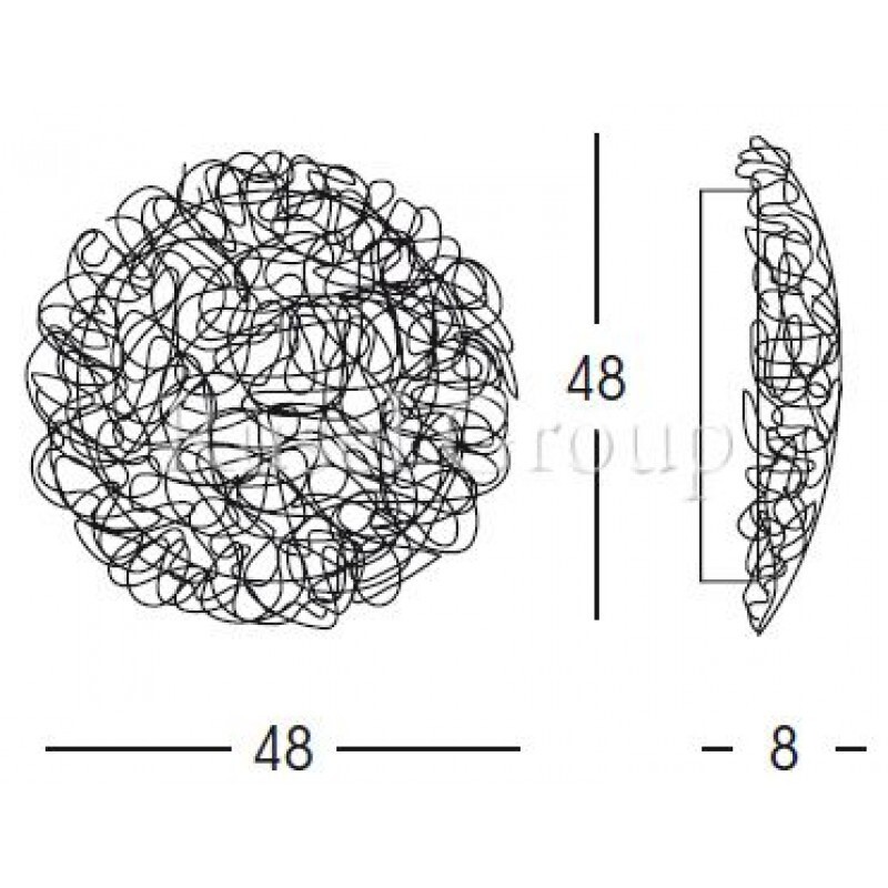 Настенно-потолочный светильник Linea Light Artic 4654