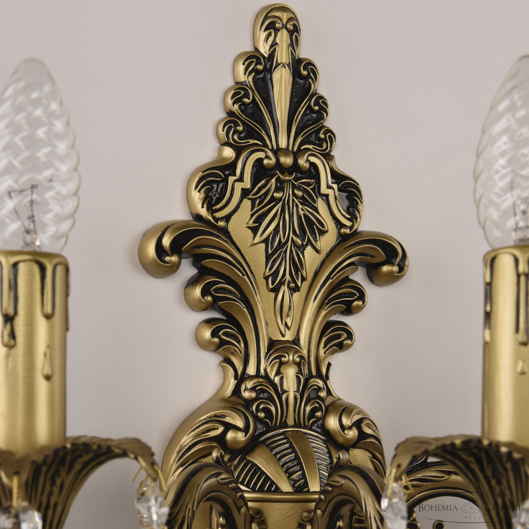 Бра хрустальные AL7901B15/3/175 B AGB Bohemia Ivele Crystal