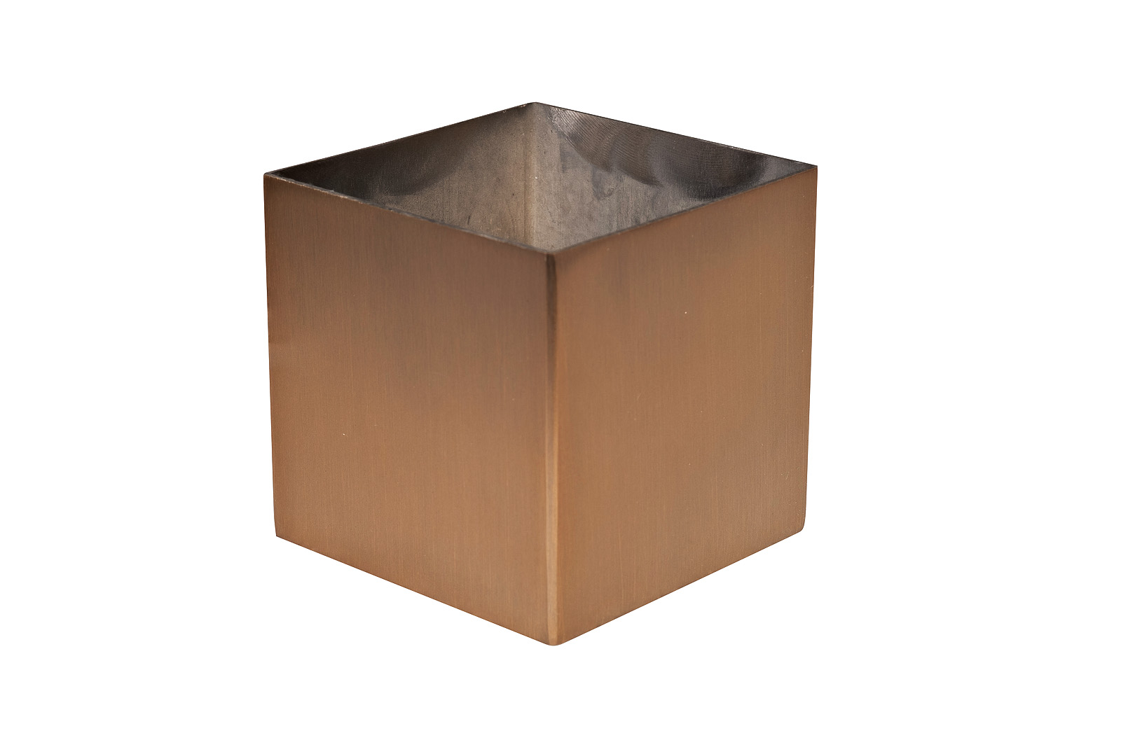 Ваза нерж.ст/мат.бронза 10*10*10 Garda Decor 58DB-38002