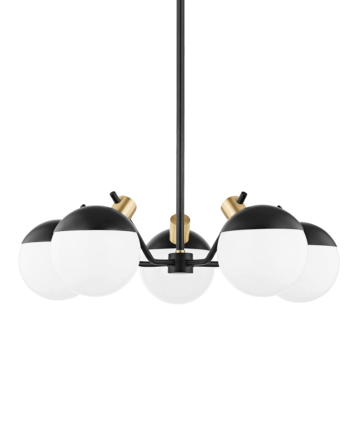 Чёрная люстра Миранда Louvre Home LHLCH290723XNP