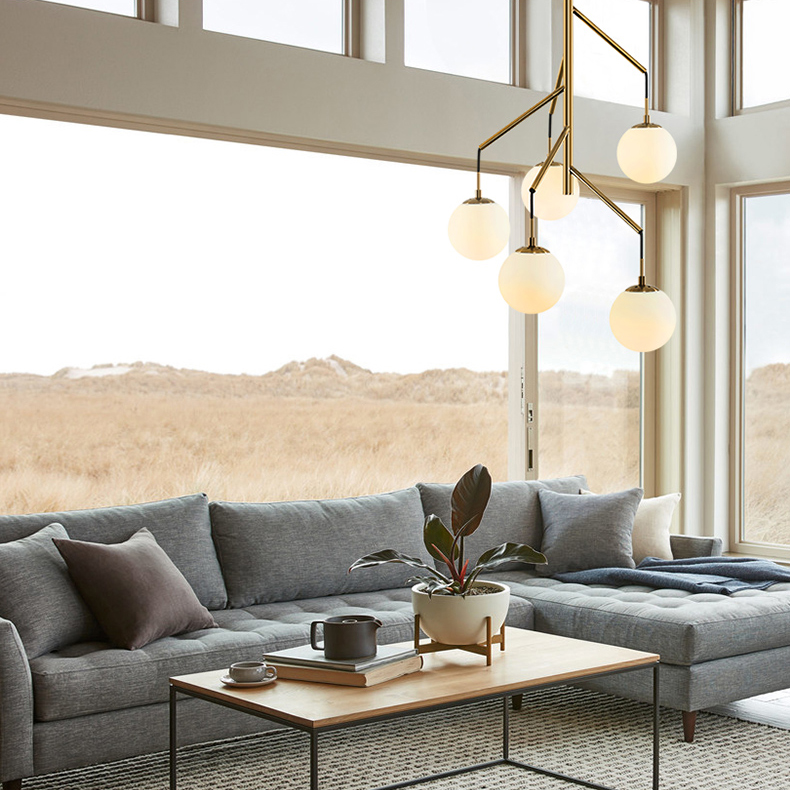 Люстра SEDONA CHANDELIER D38 Grey by ImperiumLoft