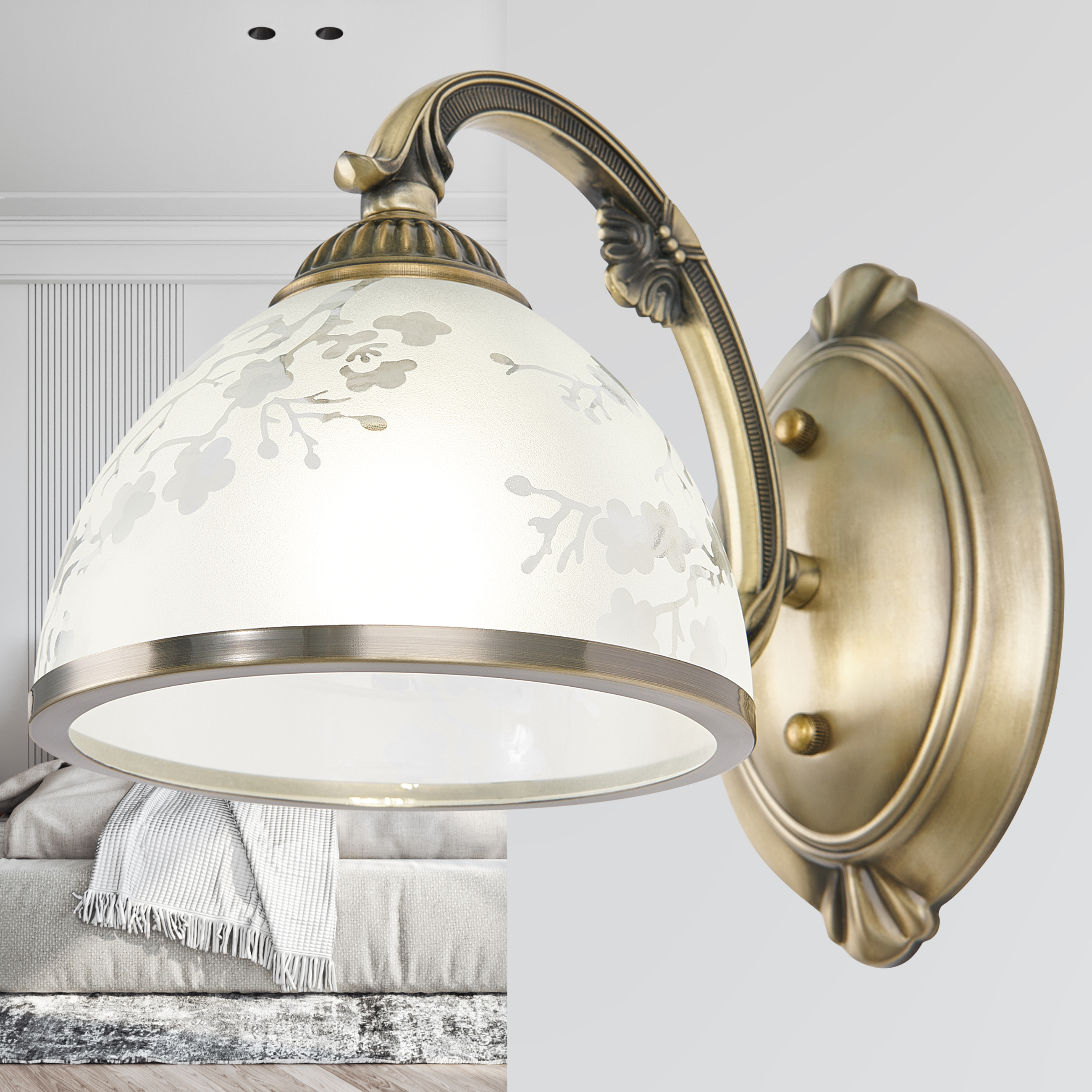 Бра с плафонами 349737/1W AB Arte Milano