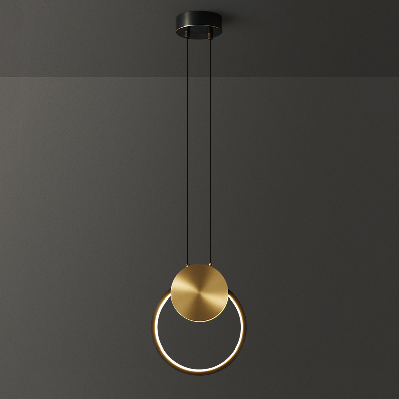 Подвесной светильник WOLKE D40 Brass by ImperiumLoft