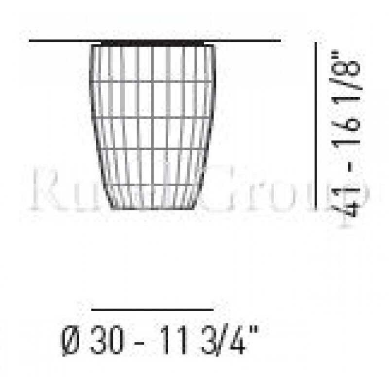 Потолочный светильник Axo Light BELL PL 30