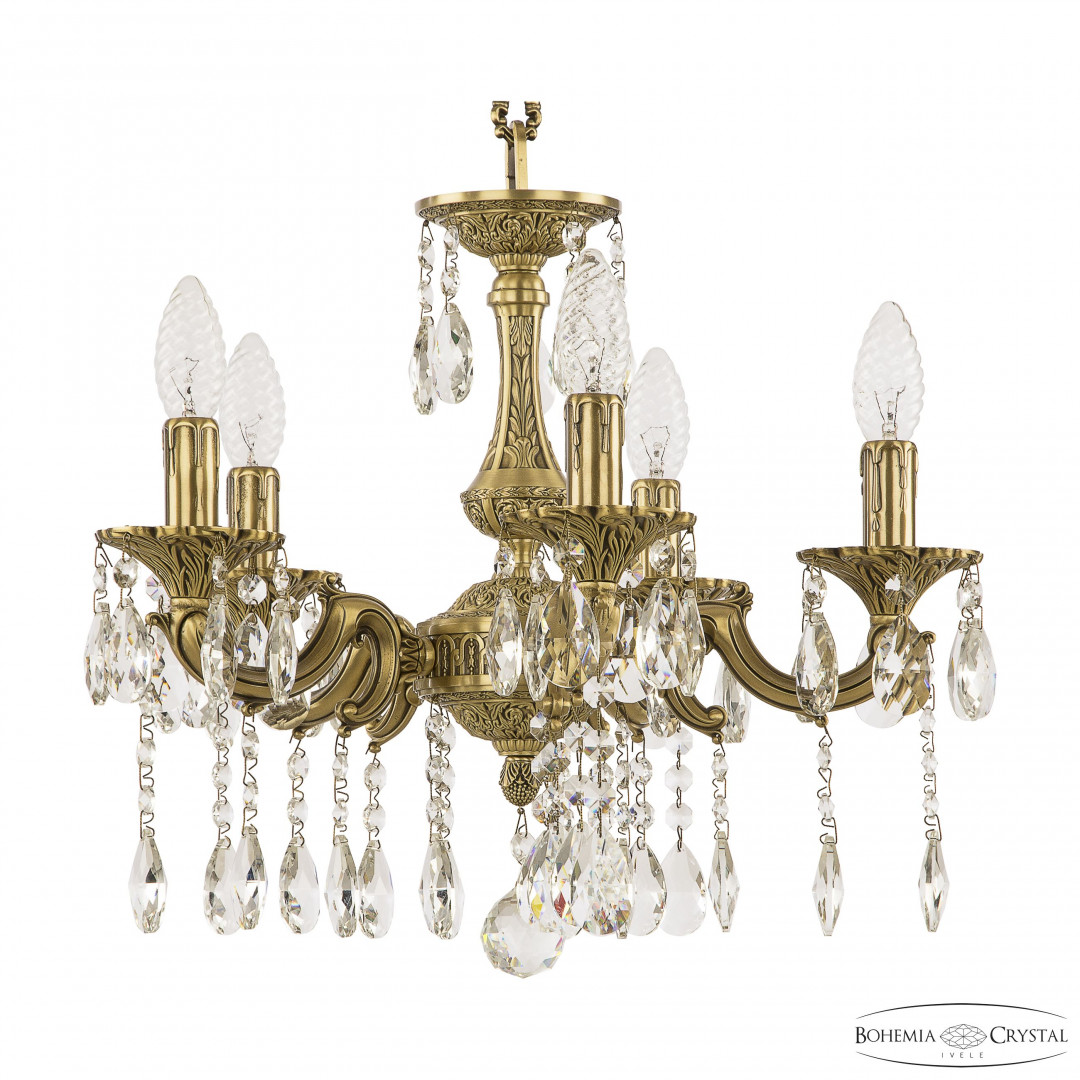 Люстра бронзовая с хрусталём 72110/5/125 A FP