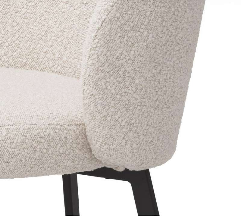 Обеденный стул Eichholtz Lloyd bouclé cream set of 2 115117