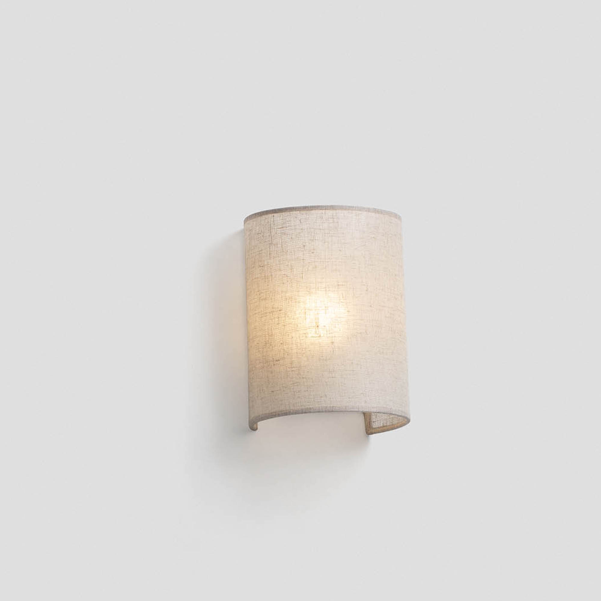 Настенный светильник Otton R Round Linen вертикальный 1xE27 Faro
