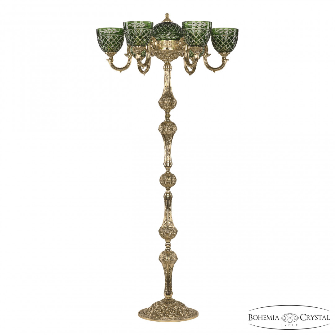 Торшер бронзовый 72003TP/6/175 G P1 U Clear-Green/H-1J