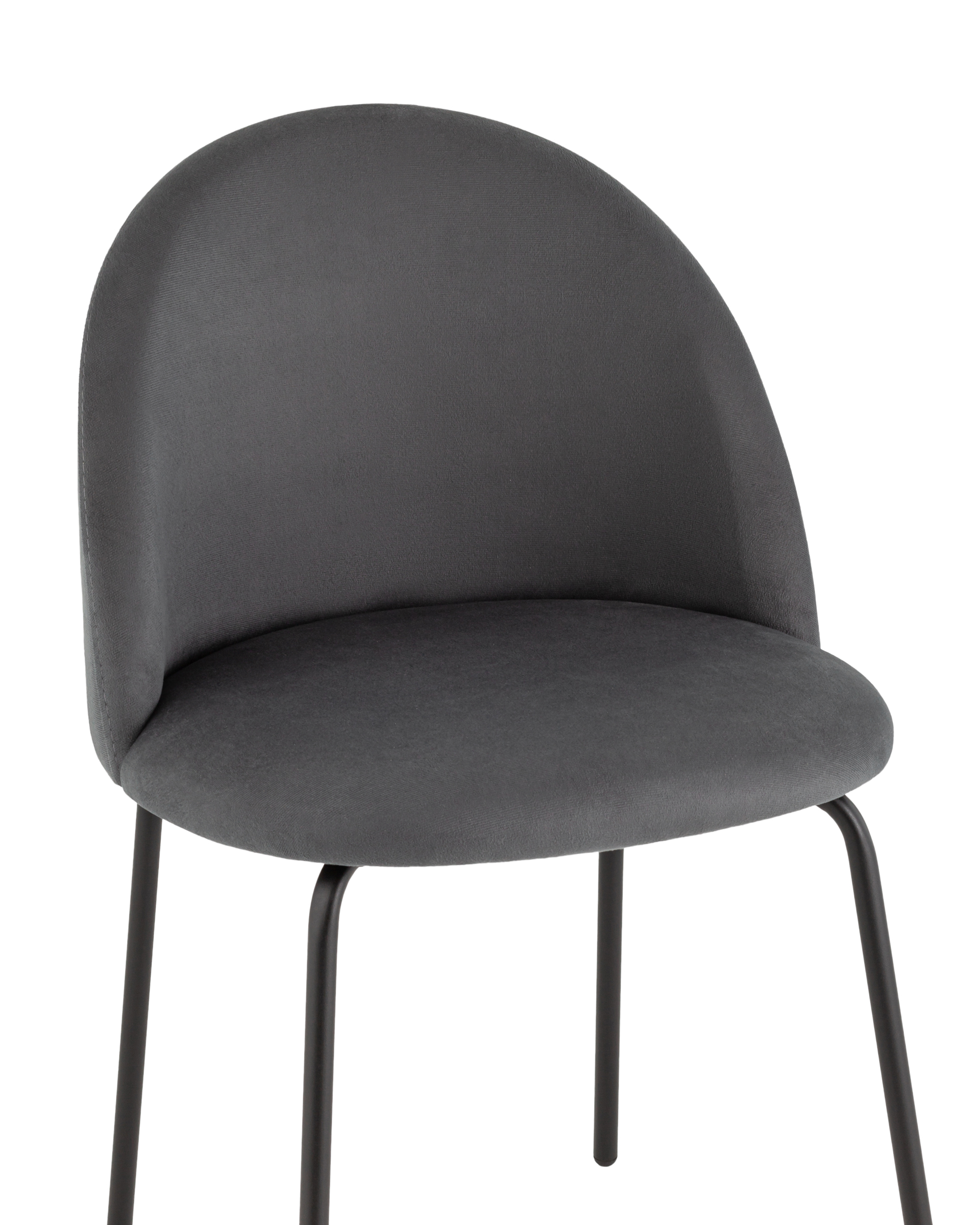Стул Коди велюр тёмно-серый Stool Group