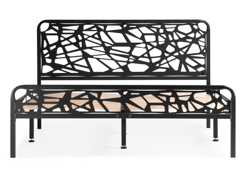 Кровать Woodville Кубо 120х200 черный 533092