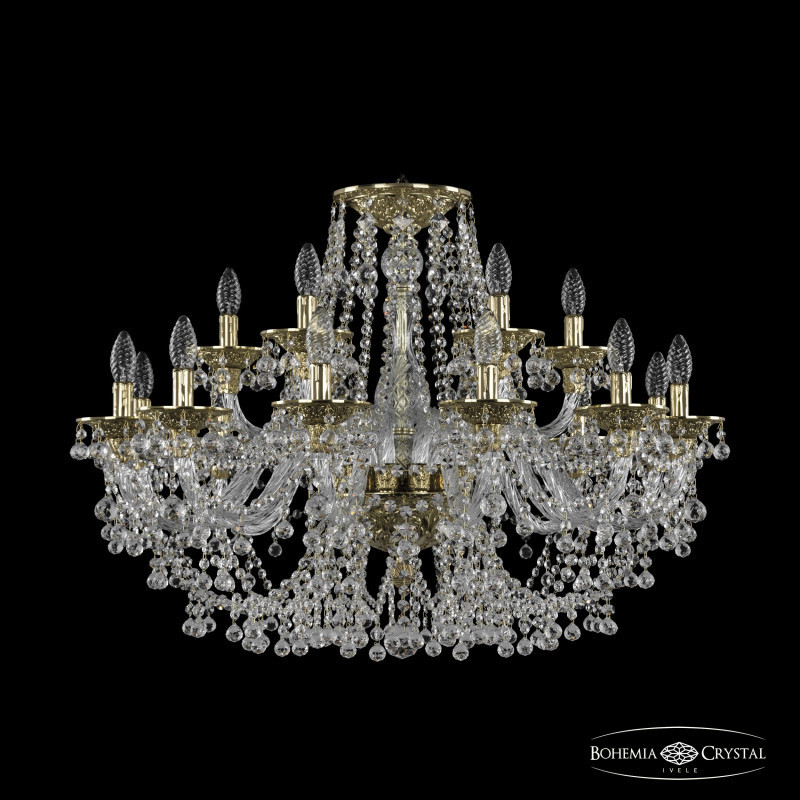 Подвесная люстра Bohemia Ivele Crystal 16109/12+6/300 G