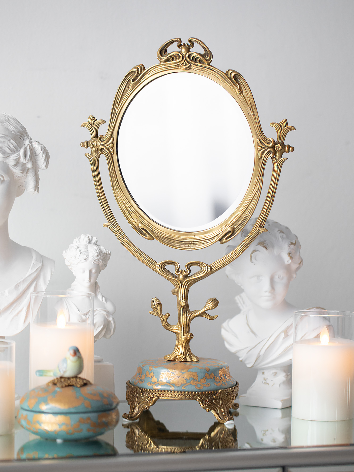 Зеркало настольное Glasar 31G2534/C940HC/NB4199