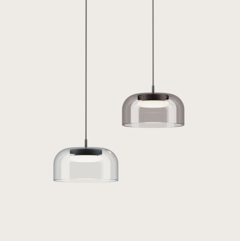 Подвесной светильник Ipon 1L черный металл, прозрачный плафон Aromas del Campo