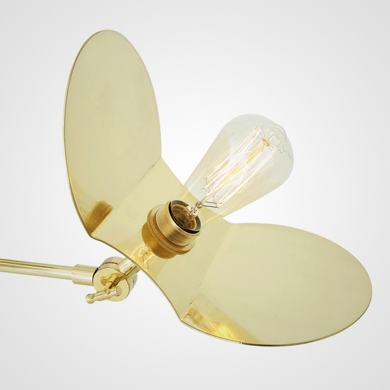 Подвесная люстра Emioni Chandelier Polished Brass by ImperiumLoft