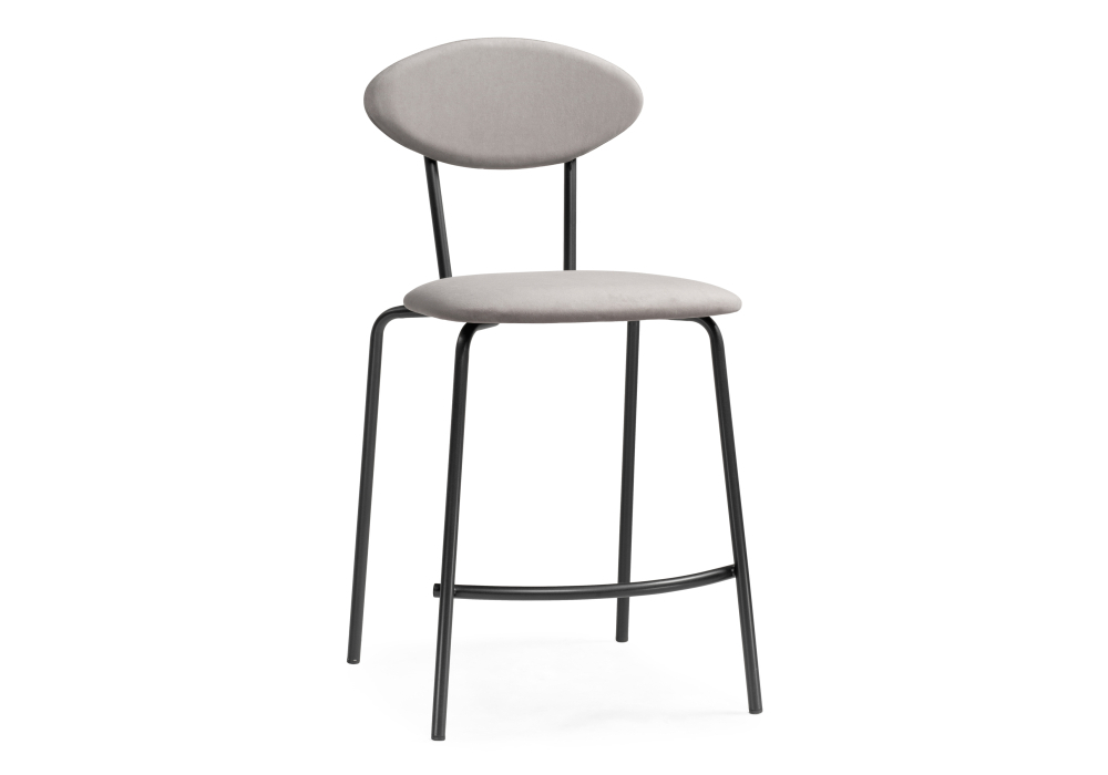 Барный стул Woodville Коумо катания смок / черный матовый 516475