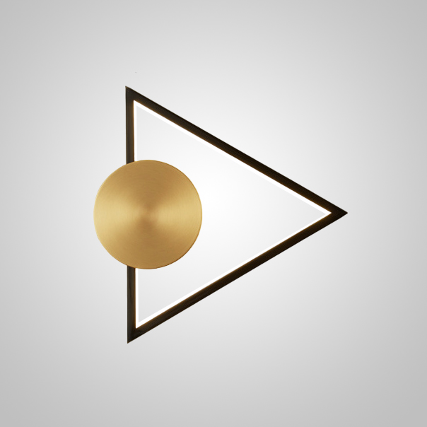 Настенный светильник WOLKE WIDE L28 Black by ImperiumLoft