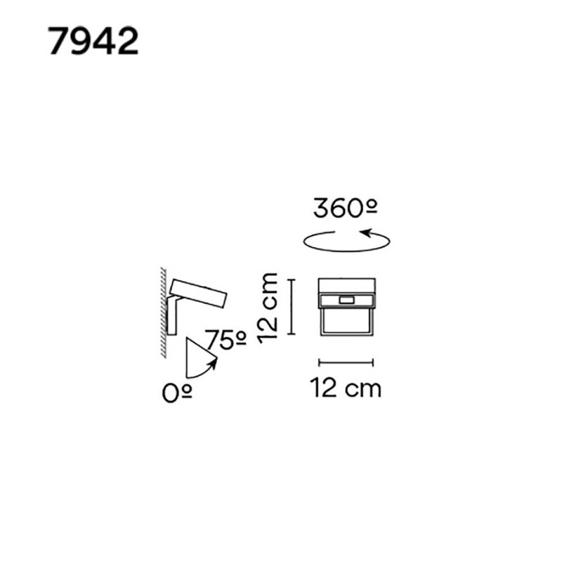 НАСТЕННЫЙ СВЕТИЛЬНИК VIBIA Alpha 7942