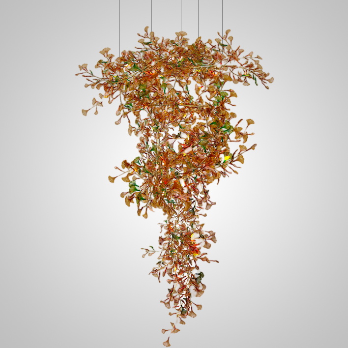 Подвесная люстра ELLING LUX H400 Amber by ImperiumLoft