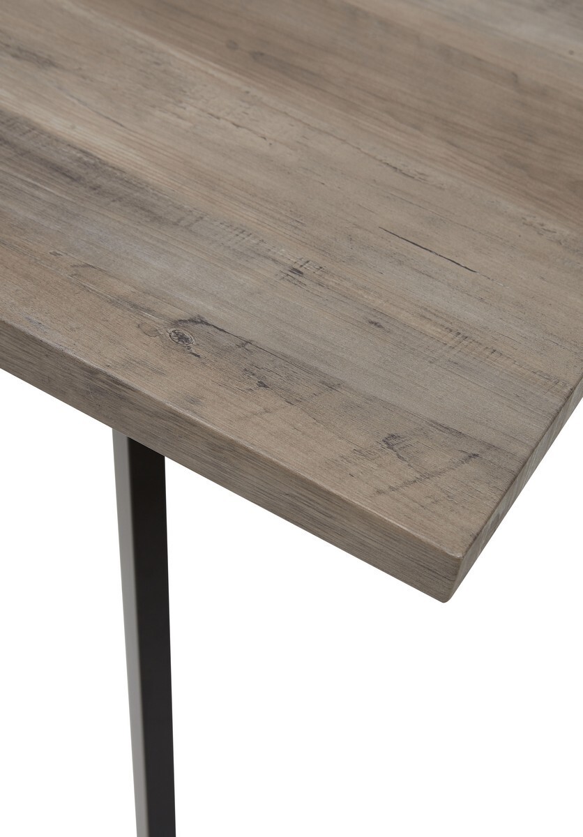 Стол PROMETEY раcкладной 120/160 x 80 см, серый дуб Bradex Home FR 0315