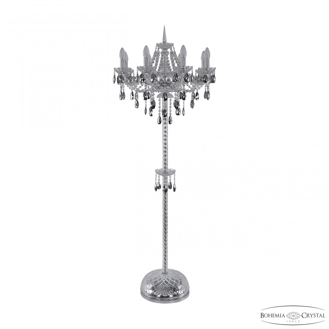Торшер хрустальный 1415T2/8/200-160 Ni K781