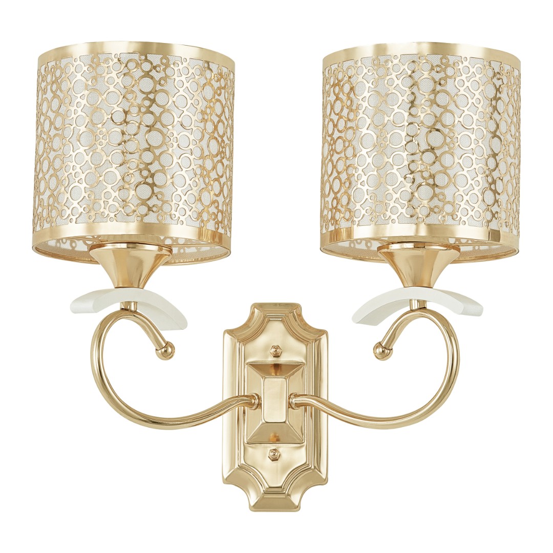 Бра с плафонами 309787/2W Wh/Gd Arte Milano