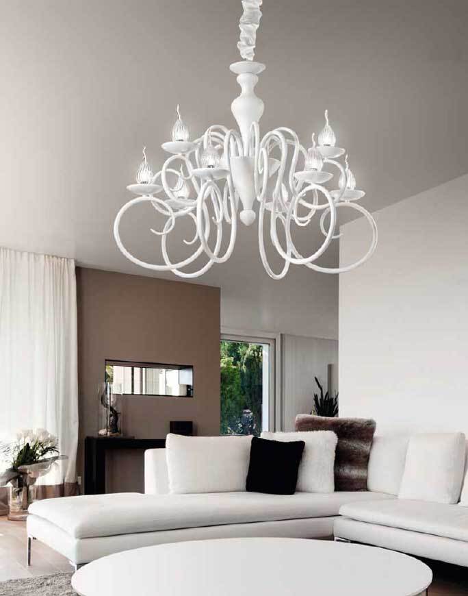 Люстра IDL 461/6+3 Velvet white