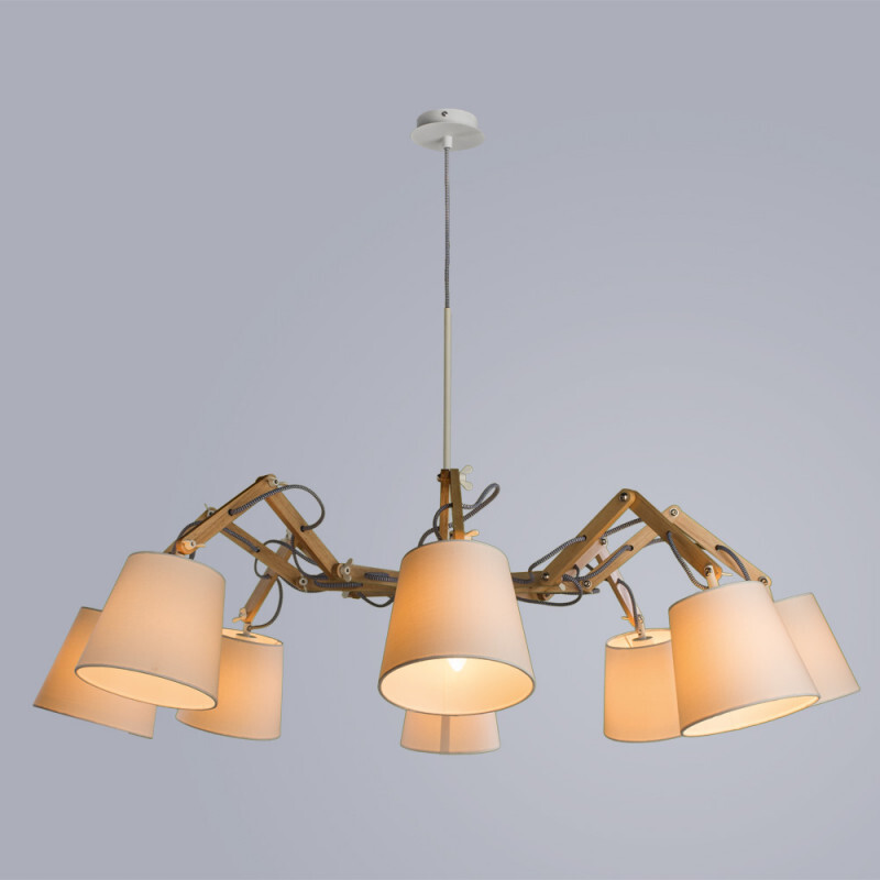 Люстра на штанге Arte Lamp A5700LM-8WH