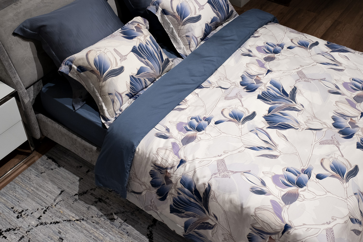 Пододеяльник Магнолия с принтом 220х200см Garda Decor 144HF-10401