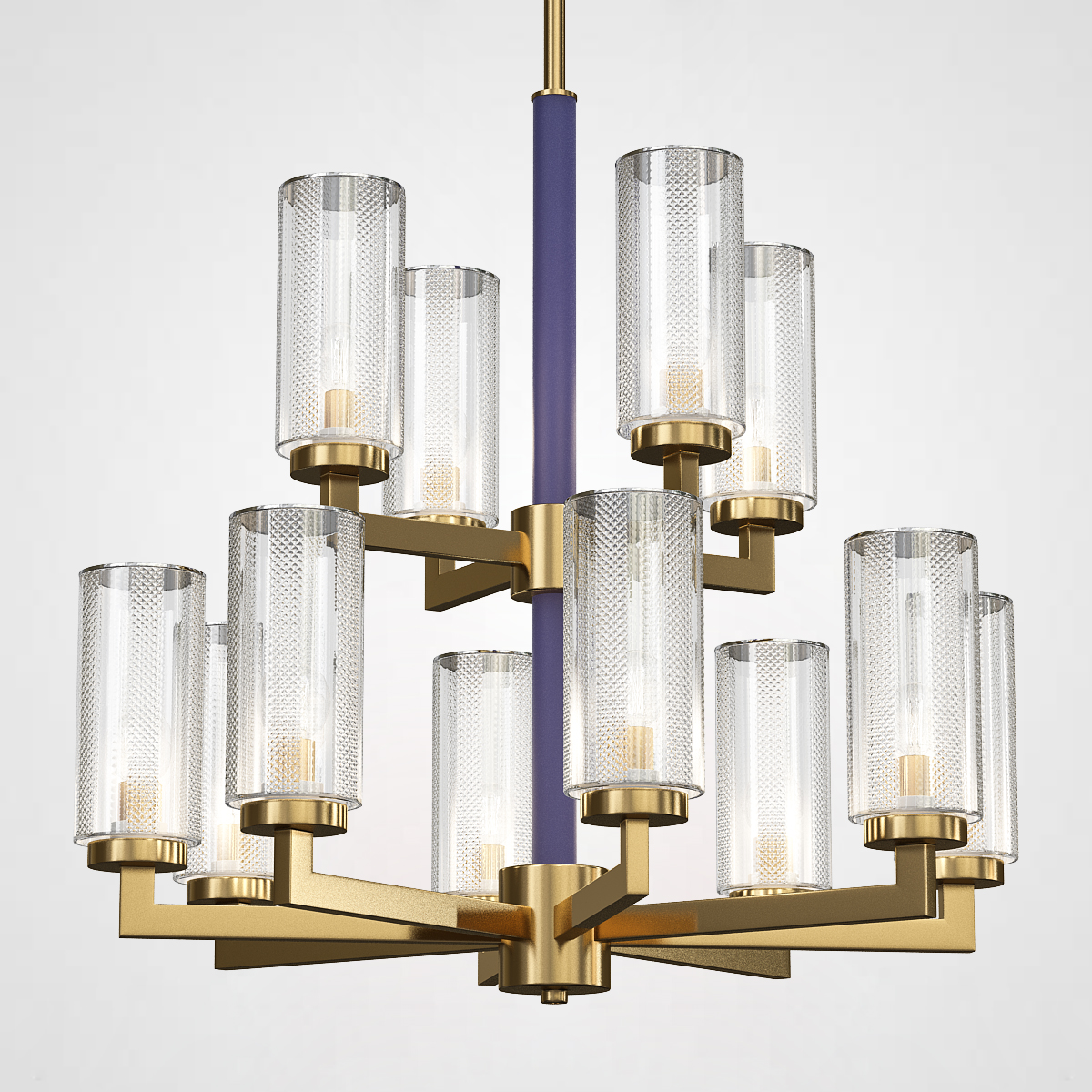 Потолочная люстра ADELEINE L12 Blue by ImperiumLoft