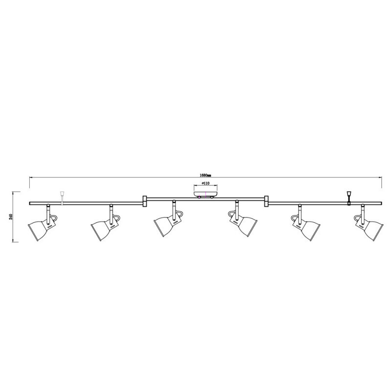 Спот Arte Lamp A1677PL-6WH