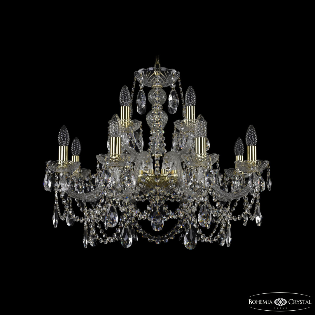 Люстра хрустальная 1411/8+4/240 G