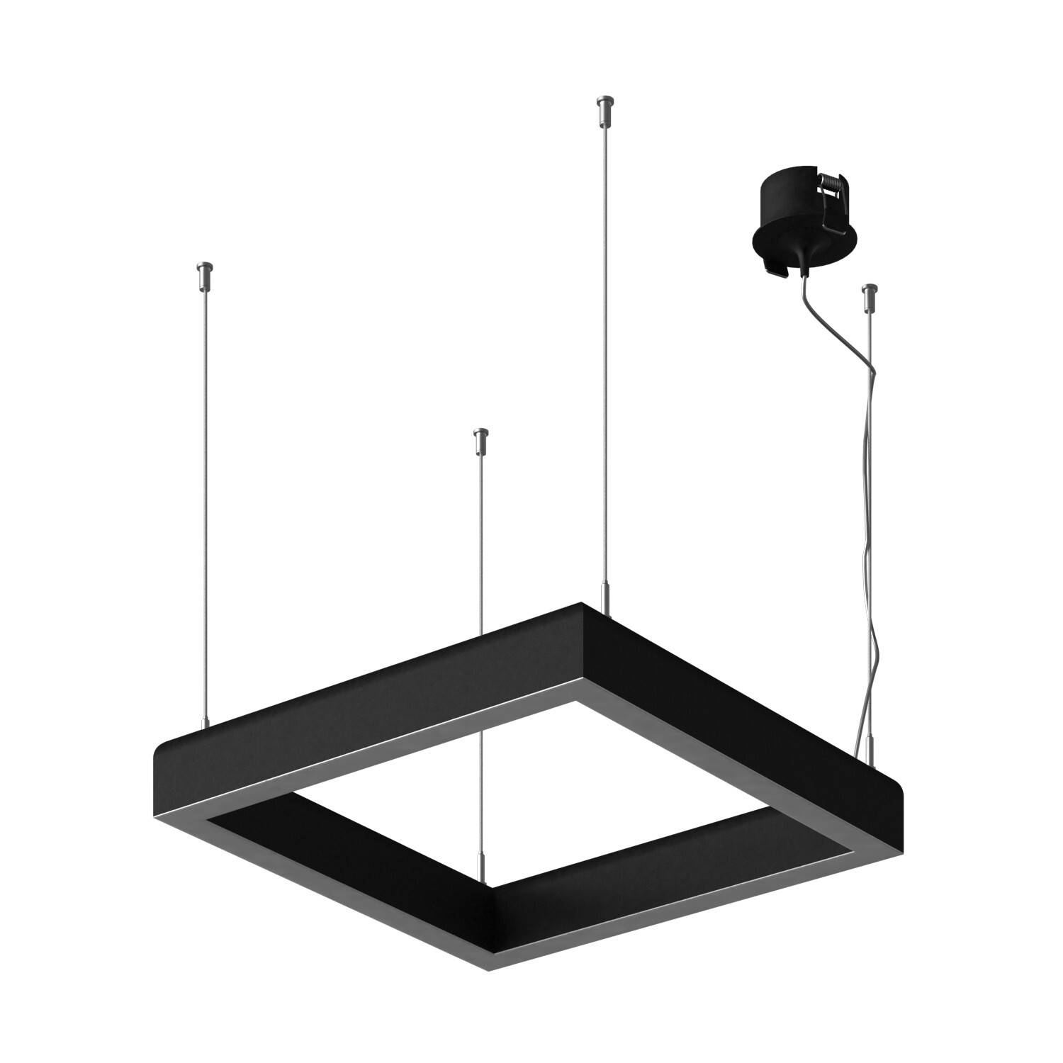 Подвесной светодиодный светильник Ledron SKYLINE Basic 340 Black 3000K