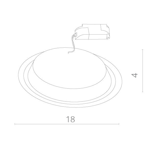 Встраиваемый светильник Arte Lamp A4112PL-1WH