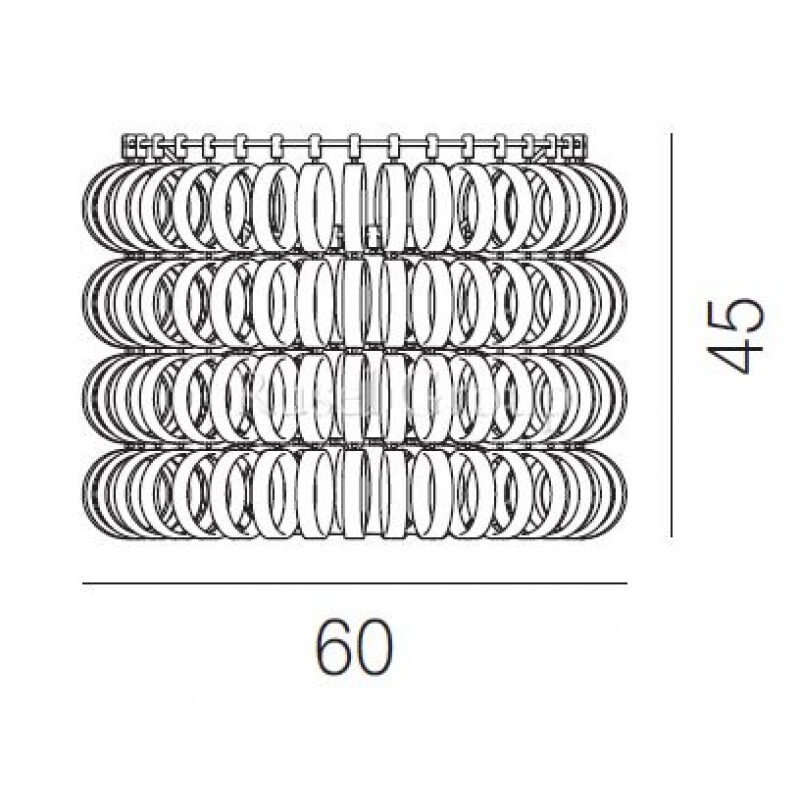 Потолочный светильник Vistosi ECOS PL 60B