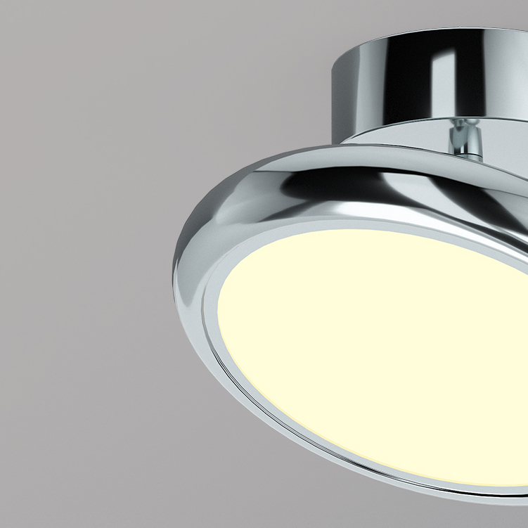 Точечный светодиодный светильник SKOLL Chrome Трехцветный свет by ImperiumLoft