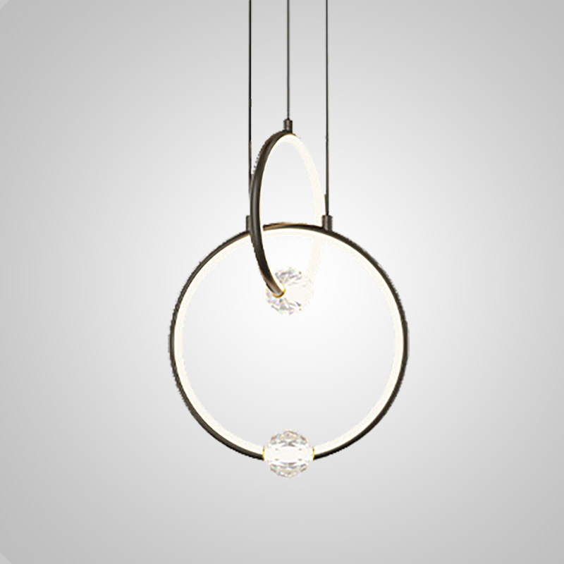 Подвесной светильник LUANA 2 Цвет Черный by ImperiumLoft