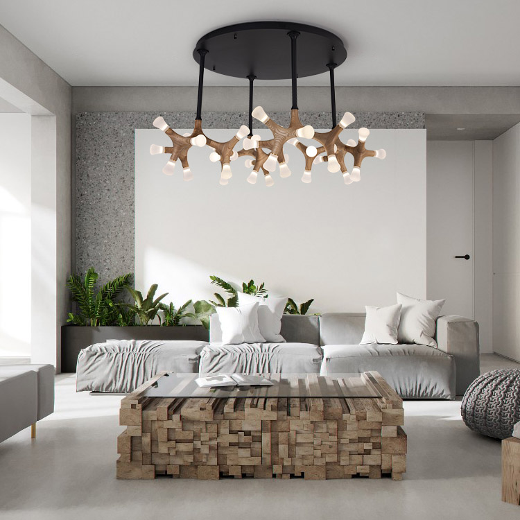 Потолочная люстра SANTANA CH D110 Light brown by ImperiumLoft