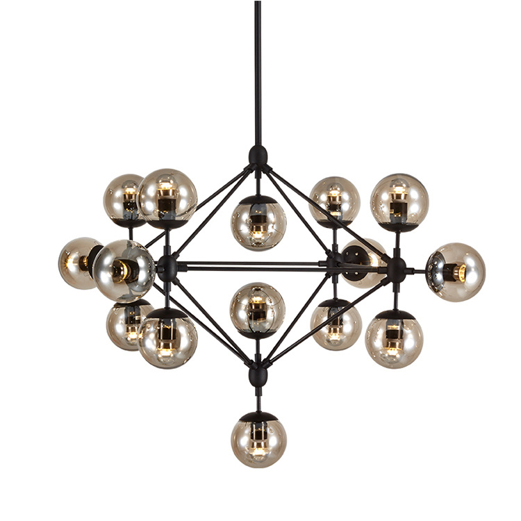 Люстра Delight Collection 8916P/15 black/cognac