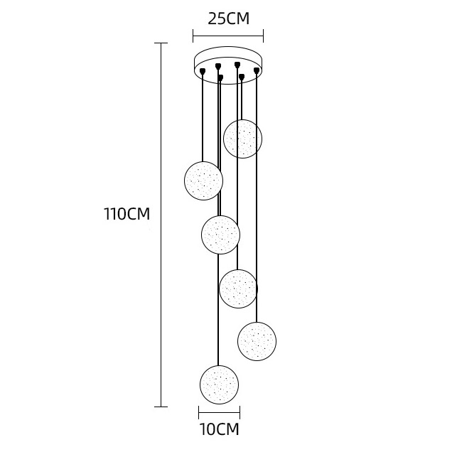 Подвесной светильник FRESH MORE L12 Диск by ImperiumLoft