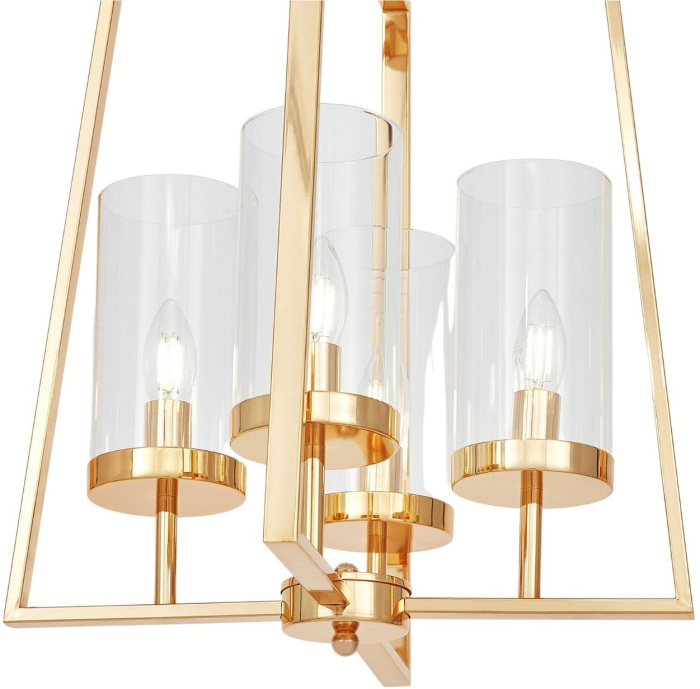 Подвесная люстра Lumina Deco LDP 1247-4 F.GD