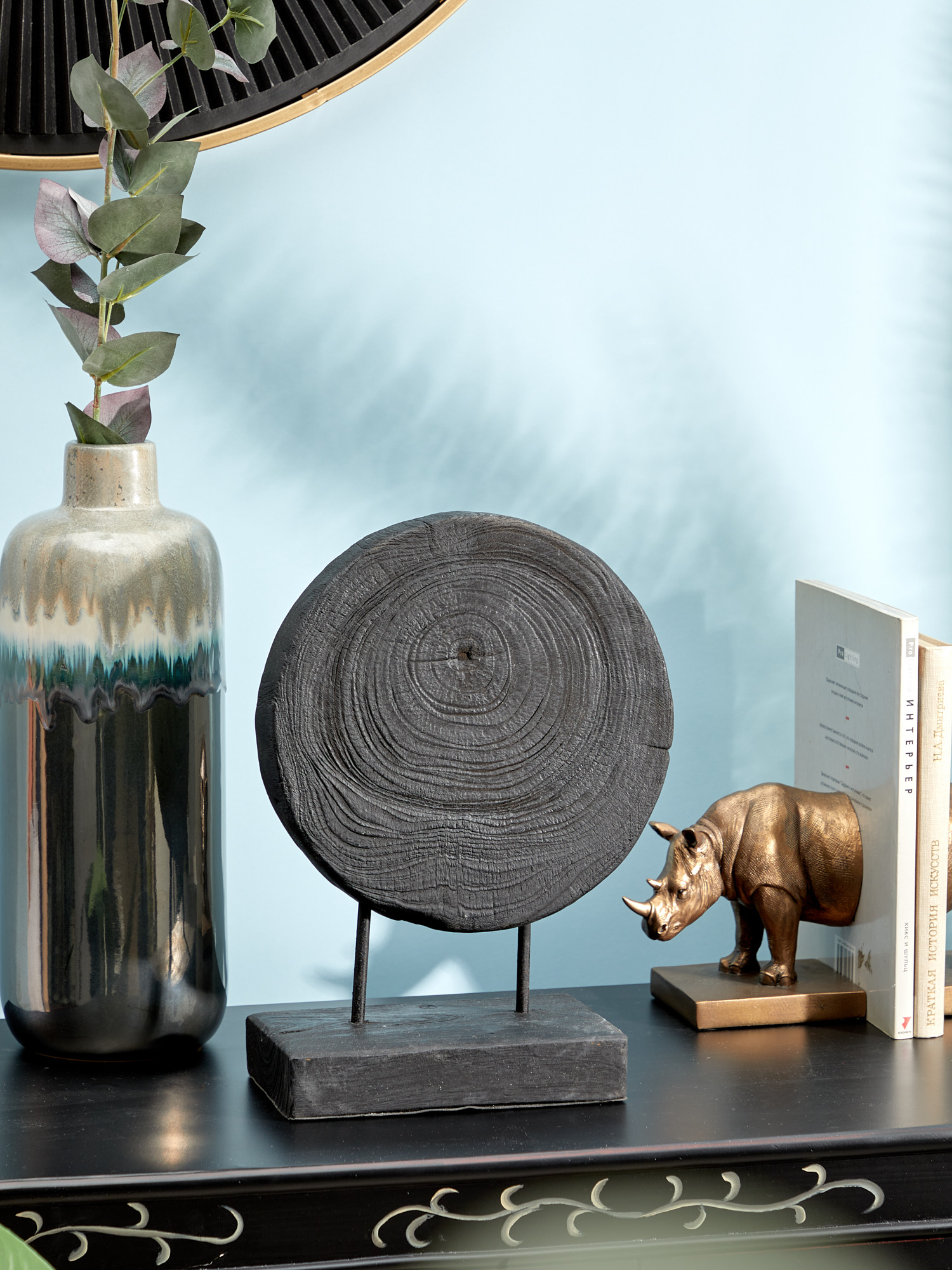 Декор Абстракция Glasar 70634-BLAC/1