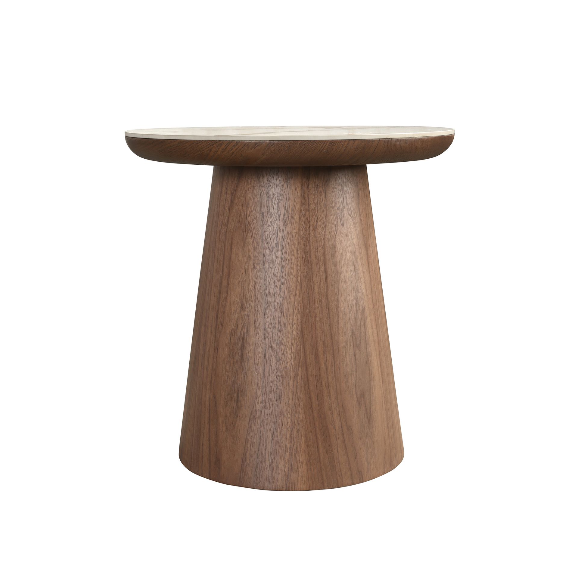 Приставной столик 2159 из керамики в мраморной отделке и ореха Angel Cerda