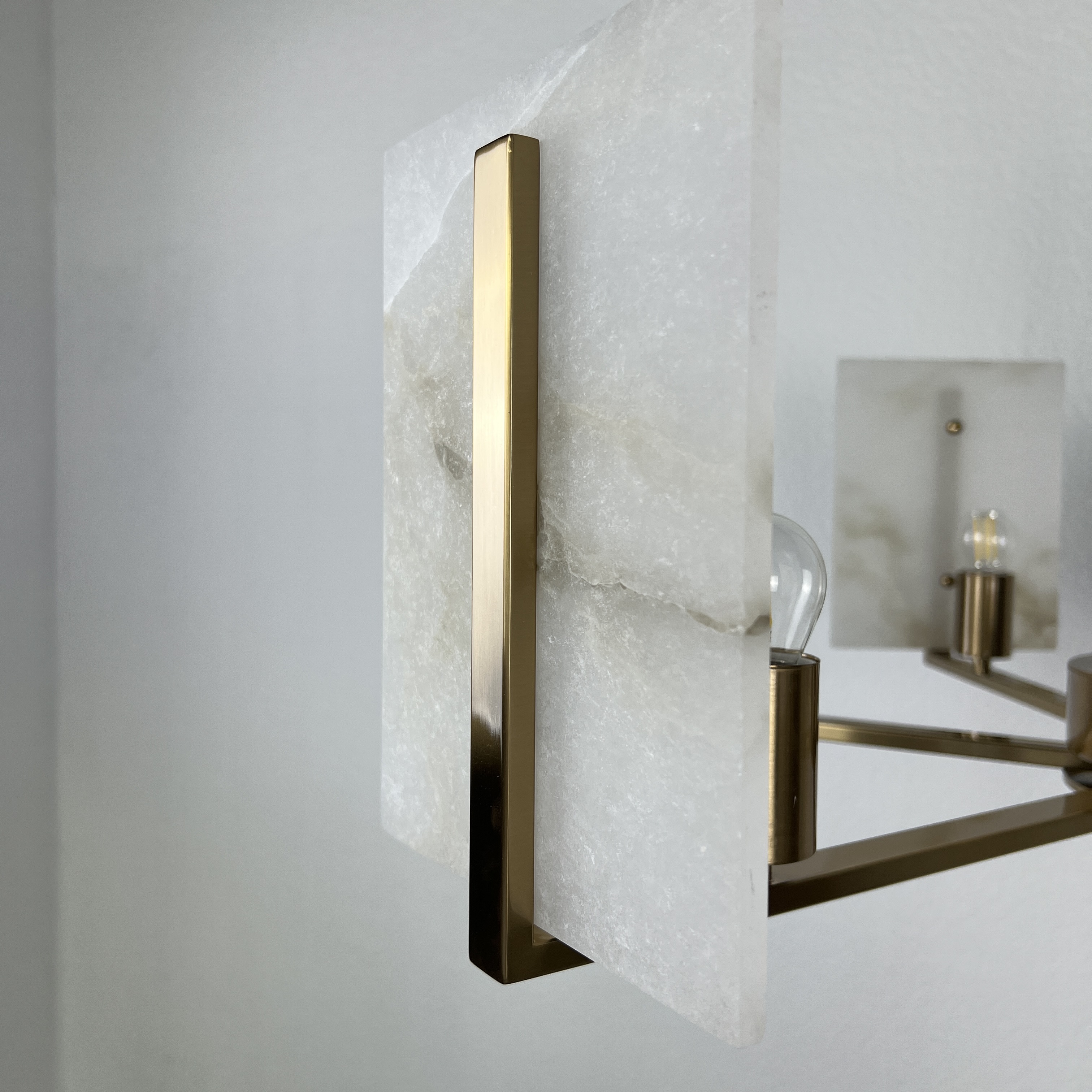 Люстра Marble Square Chandelier By Imperiumloft