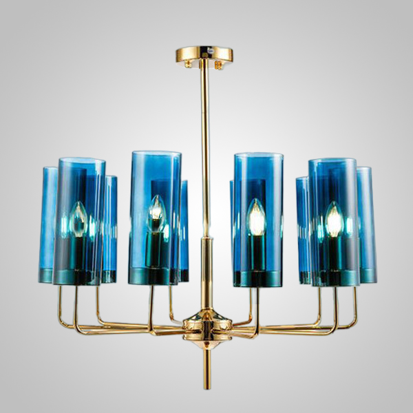 Подвесная люстра DELPHY L10 Blue by ImperiumLoft