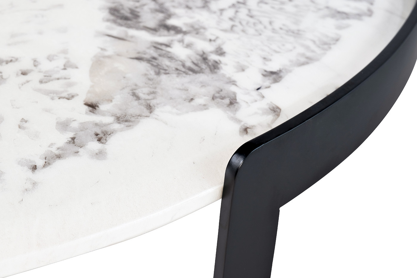 Стол журнальный Cadiz круглый с искусственным мрамором Garda Decor 58DB-CT20016