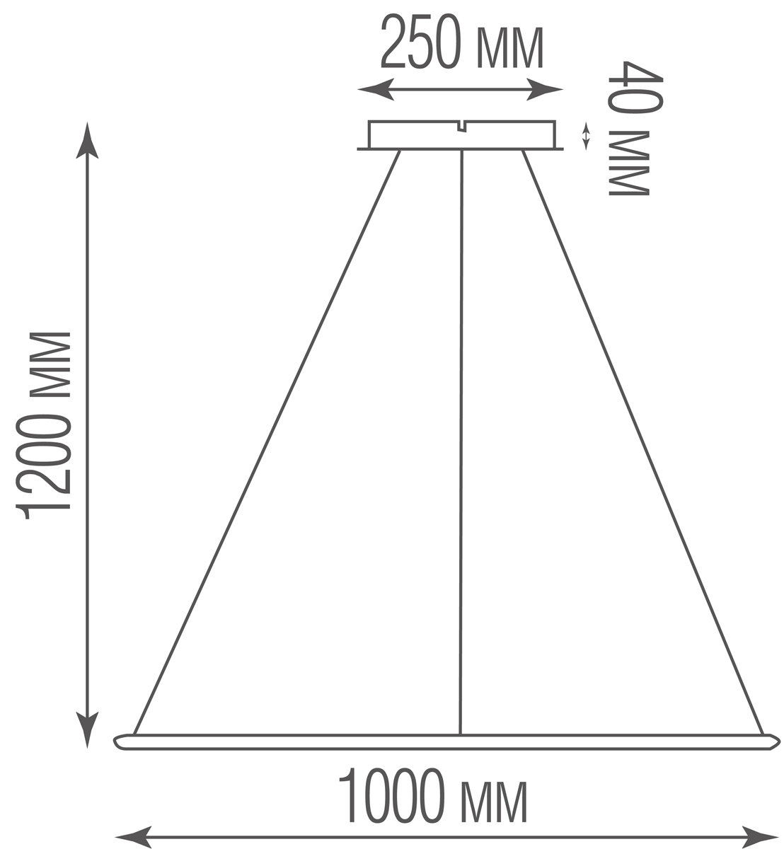 Подвесной светодиодный светильник Donolux S111024/1SQ 75W White In