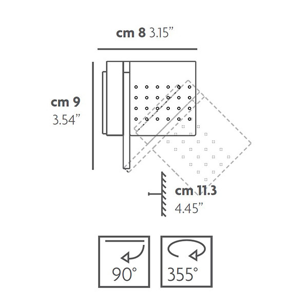 Настенный светильник Lodes MINIMANIA/1 nickel