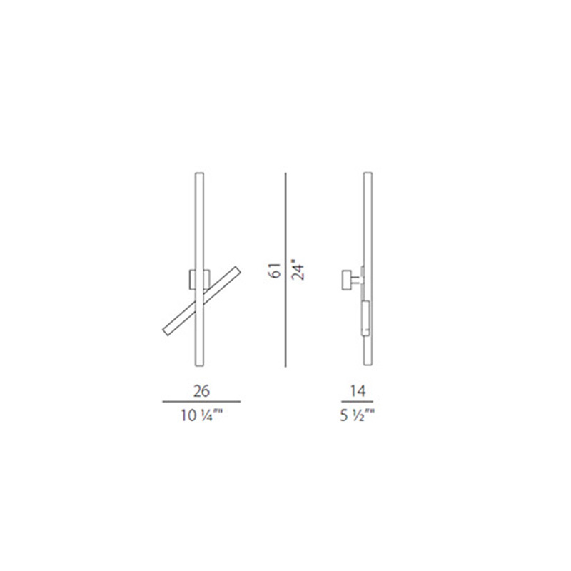 Настенный светильник Panzeri A6401